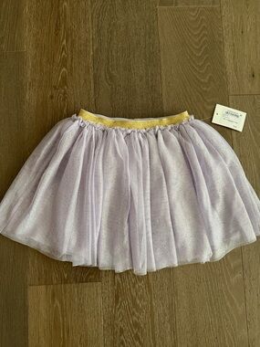 Girls purple & gold tutu skirt. Size:5.NWT.